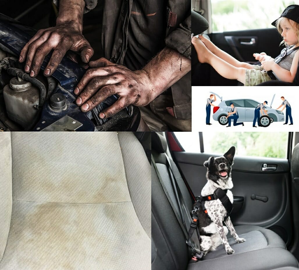 Protectie auto matlasata, universala, pentru scaun auto, scaun copii, scoica bebe, impermeabila, lavabila, maro, Metru Patrat 5071