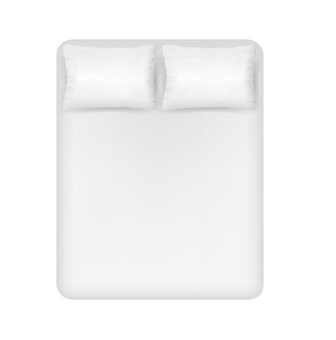 Fata de perna, bumbac natural 100% alb - 1 bucata