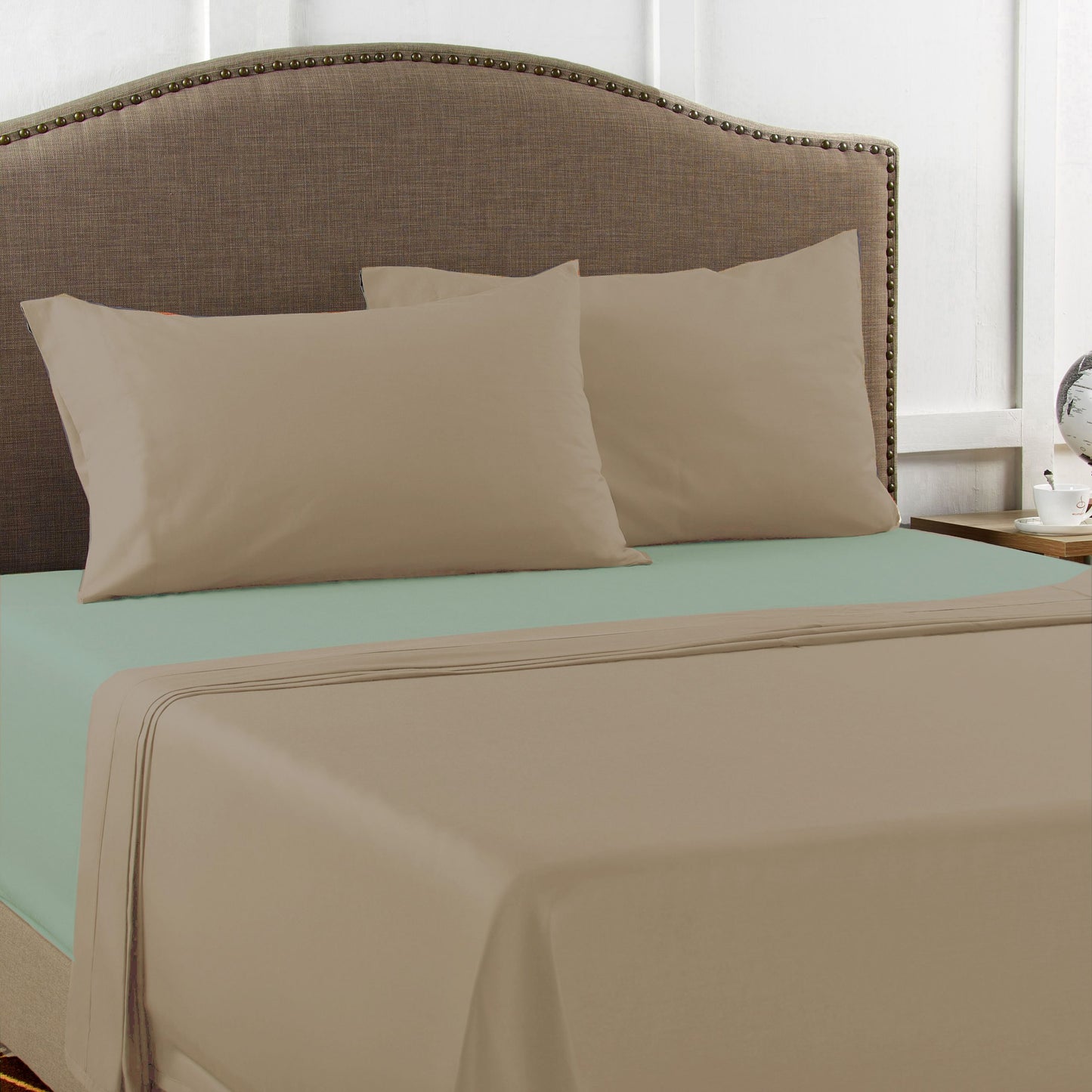 Husa pentru pilota, bumbac natural 100%, maro