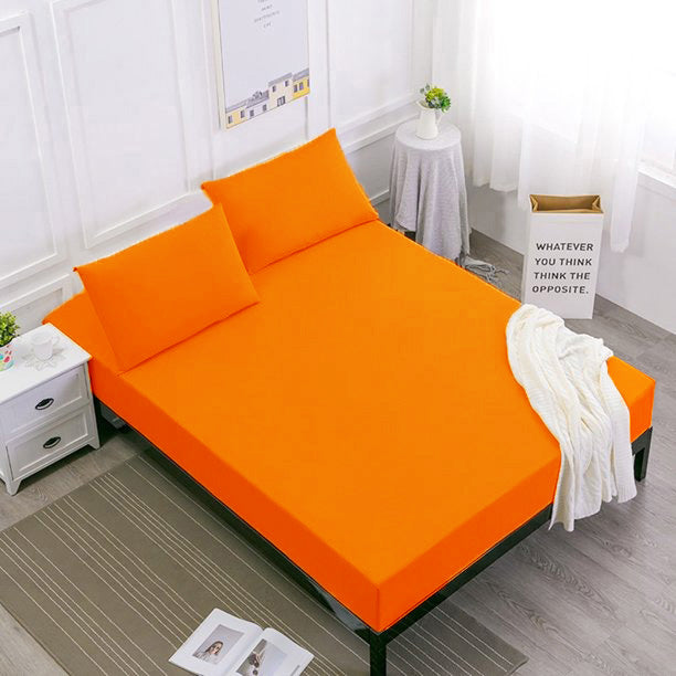 Fata de perna, bumbac natural 100% portocaliu - 1 bucata