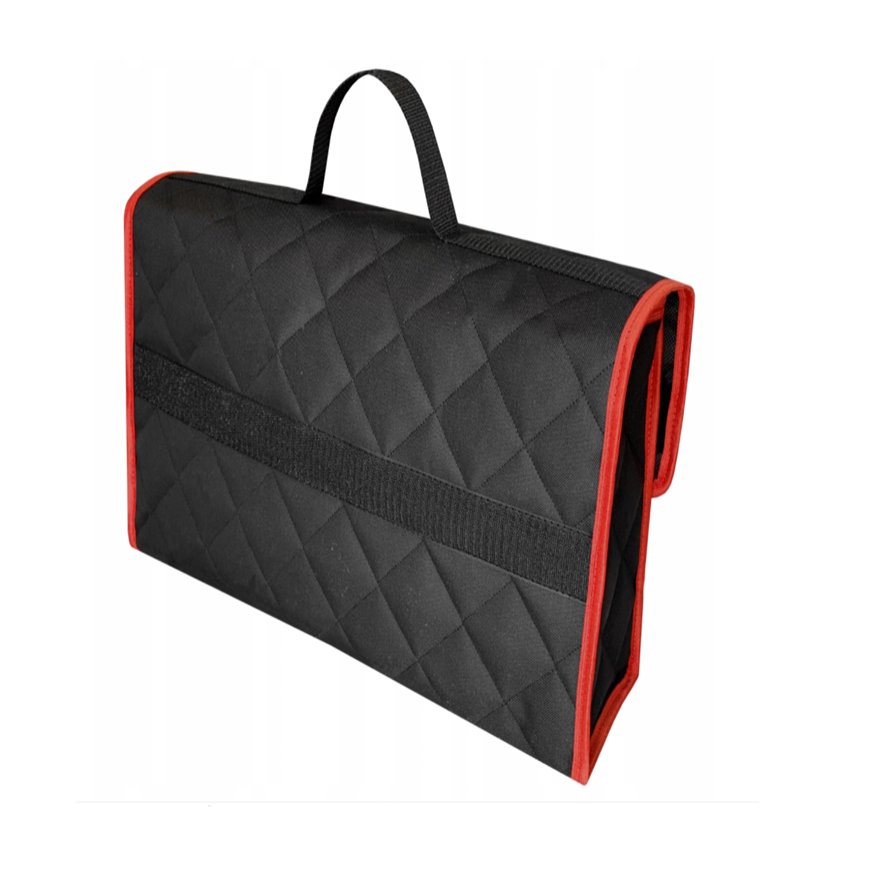 Organizator auto universal pentru portbagaj, prevazut cu banda arici pentru fixare usoara, marimea M