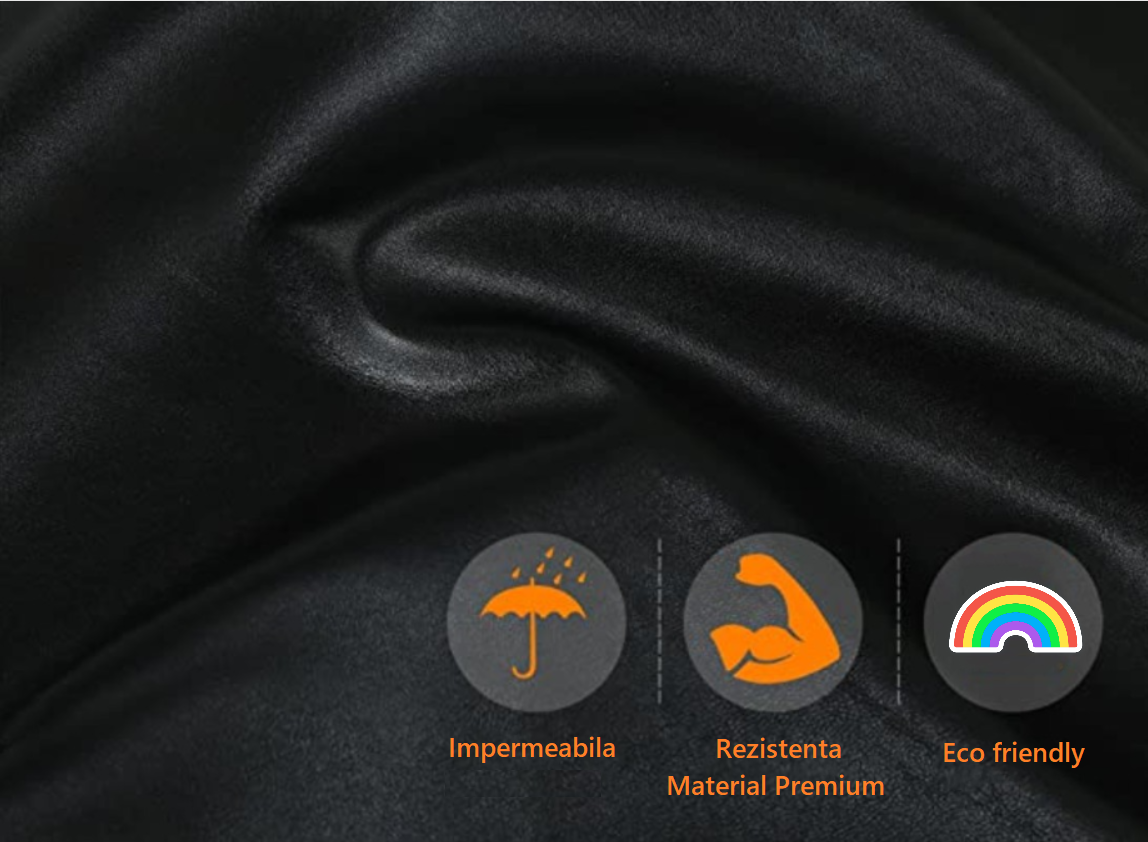Husa protectie scaun auto din piele ecologica , pentru sofer sau pasager , marime universala , rezistenta la taieturi , impermeabila , ideala pentru service si mecanici 10031