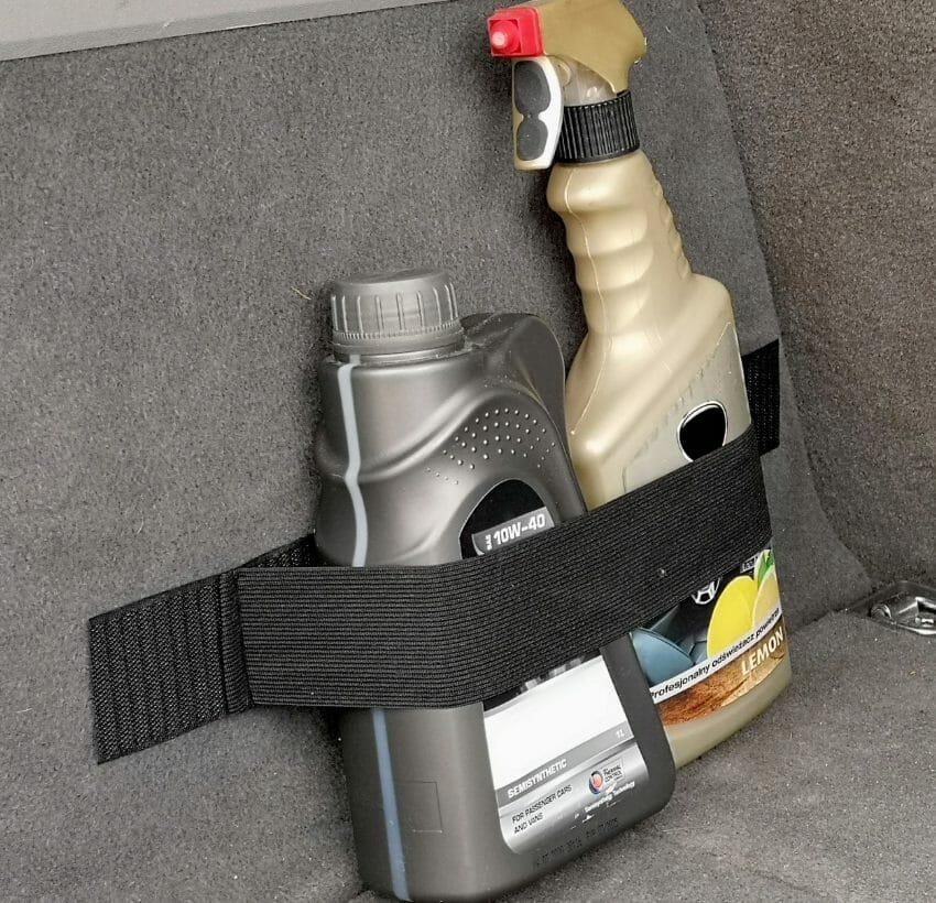 Banda organizatoare cu prindere velcro, pentru portbagaj, 40 cm, Metru Patrat