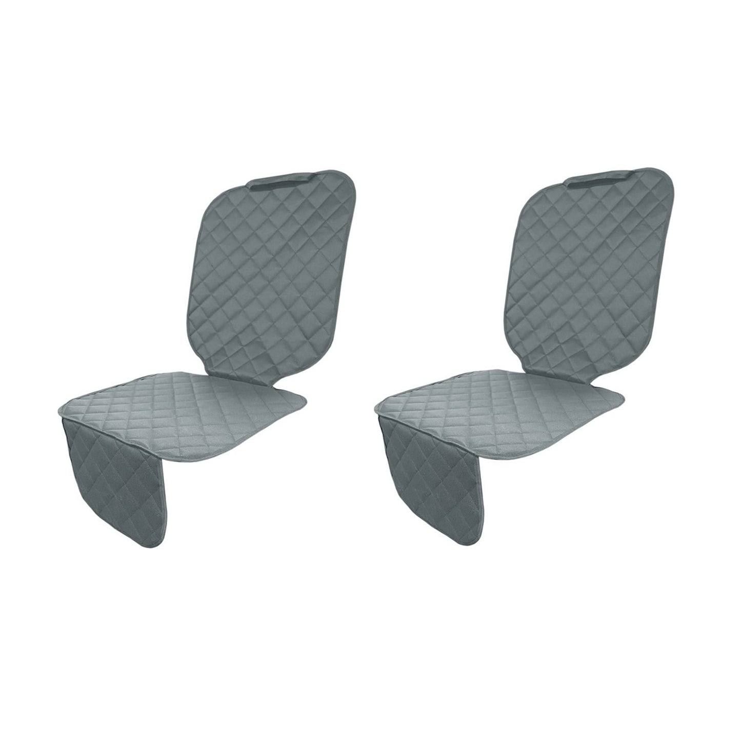 Set 2 protectii auto matlasate, universale, pentru scaun auto, scaun copii, scoica bebe, impermeabile, lavabile, gri, Metru Patrat
