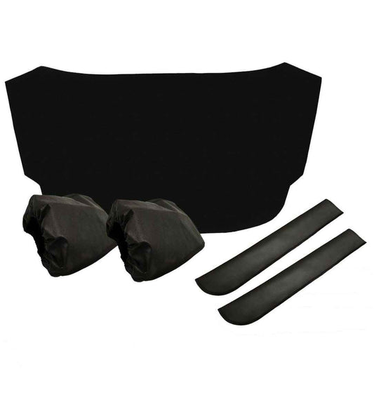 Set 3 protectii auto iarna, pentru autoturisme, husa parbriz 188x99 cm, huse oglinzi laterale si huse stergatoare