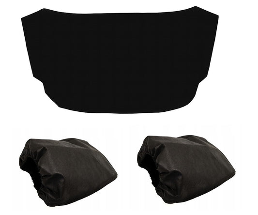 Set 2 protectii auto iarna, pentru autoturisme, universale, husa parbriz 188 x 79 cm si huse oglinzi laterale