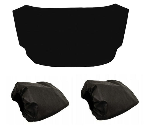 Set 2 protectii auto iarna, pentru autoturisme, universale, husa parbriz 195 x 80 cm si huse oglinzi laterale