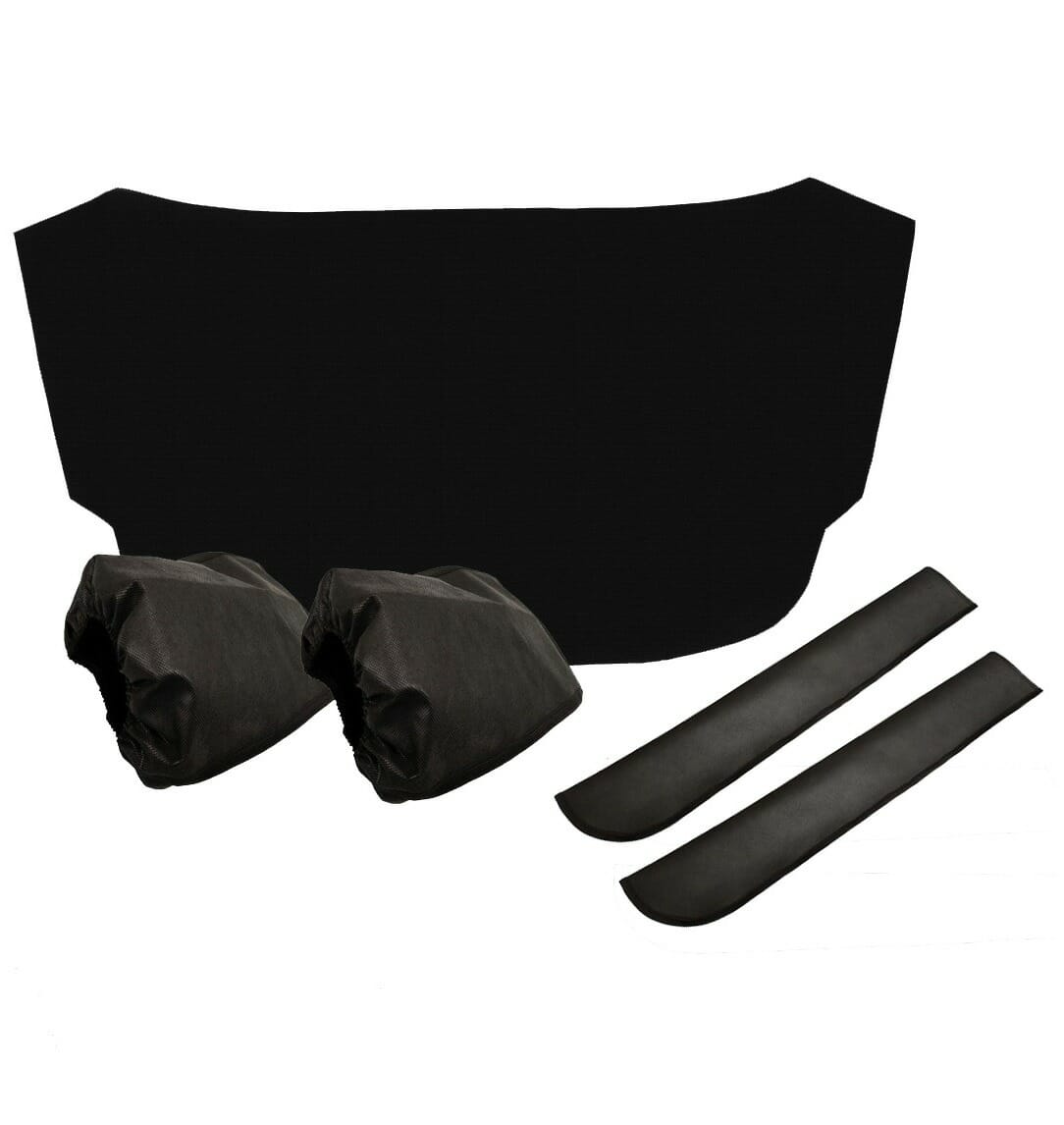Set 3 protectii auto iarna, pentru autoturisme, universale, husa parbriz 157 x 88 cm, huse oglinzi laterale si huse stergatoare - MetruPatrat.ro
