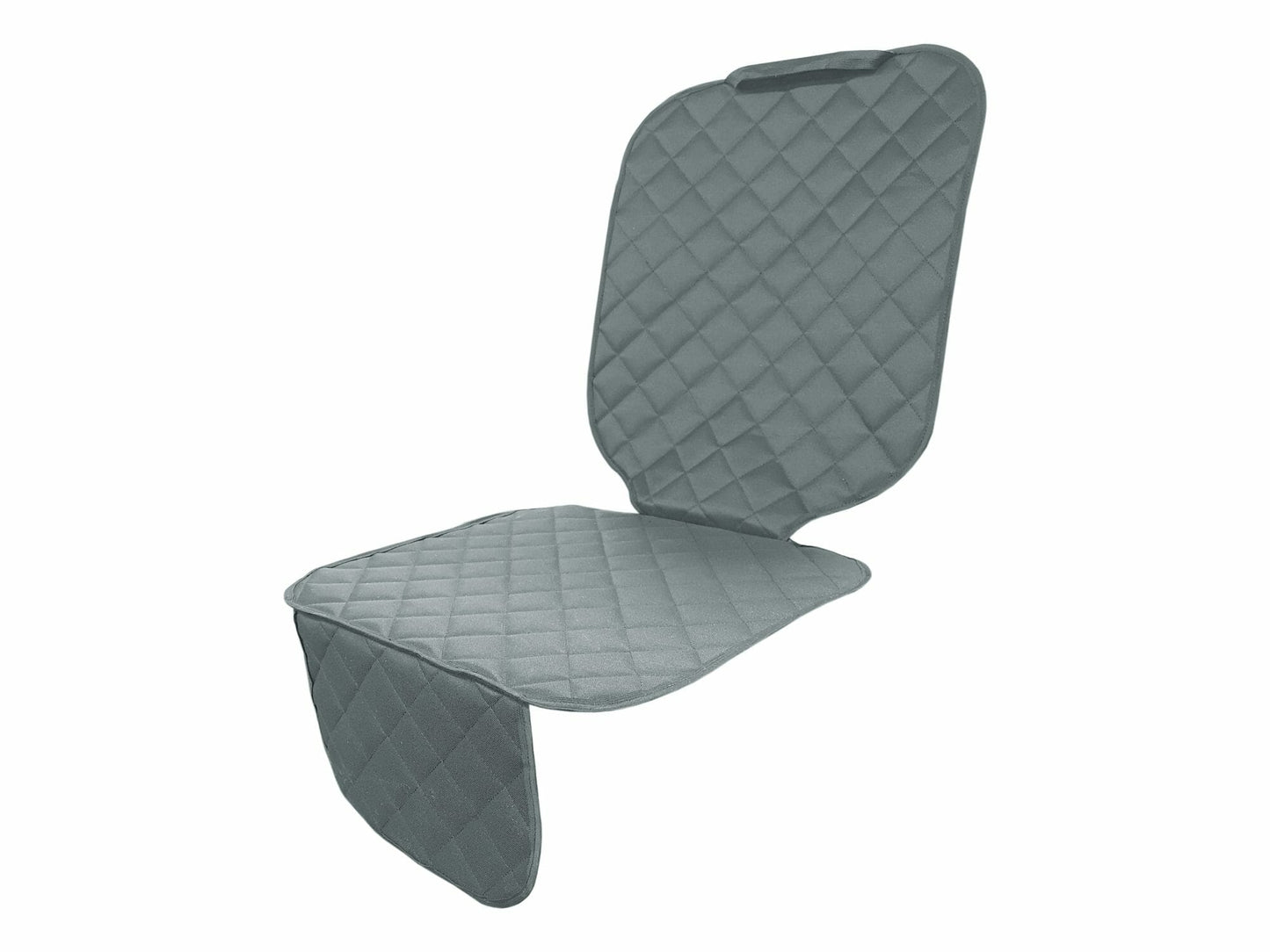 Set 2 protectii auto matlasate, universale, lavabile, gri, protectie scaun sau bancheta si protectie spatar scaun cu buzunar organizator, Metru Patrat - MetruPatrat.ro