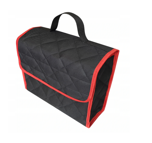 Organizator auto universal pentru portbagaj, prevazut cu banda arici pentru fixare usoara, marimea M