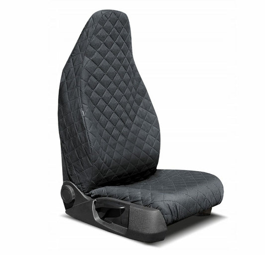 Husa de protectie matlasata, pentru scaun auto, universala, neagra, Metru Patrat offroad negru