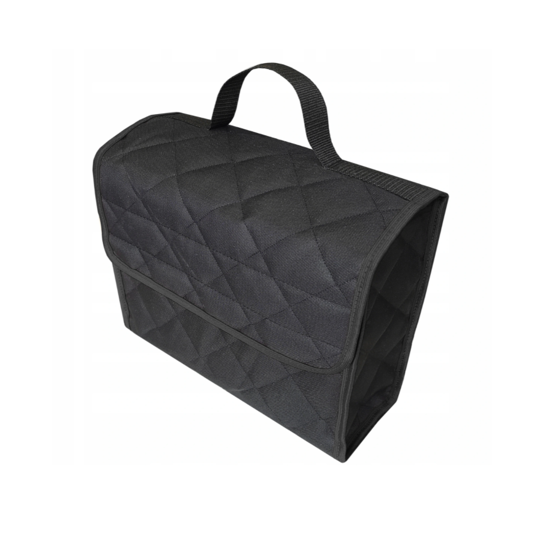 Organizator auto universal pentru portbagaj, prevazut cu banda arici pentru fixare usoara, marimea M negru - MetruPatrat.ro