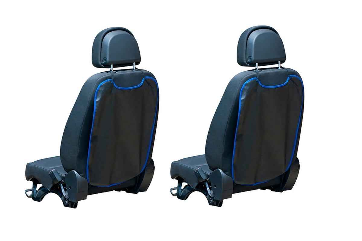 Set 4 protectii scaune auto - 2 protectii spatar scaun fata si 2 protectii bancheta spate scaun, scoica bebe 10070 + 20201