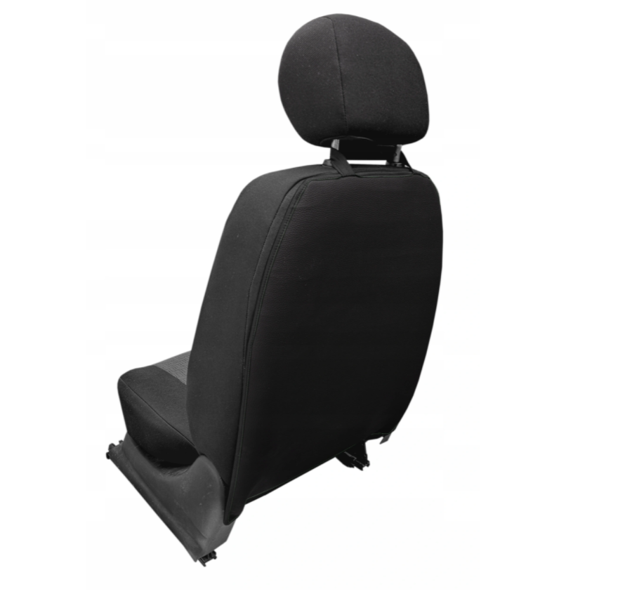 Protectie auto pentru spatarul scaunului din fata, din piele ecologica, neagra, lavabila, impermeabila, 70 cm x 55 cm - MetruPatrat.ro