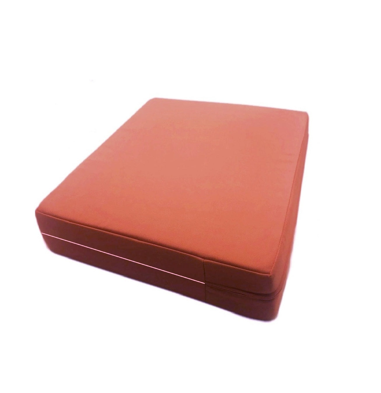 Husa cu fermoar pentru saltea din bumbac 100% natural, de culoare roz pal - MetruPatrat.ro