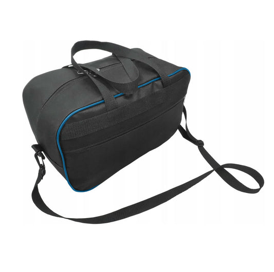 Geanta city break & sport, bagaj de mana avion Wizz Air, Ryanair, 40x20x25, negru - albastru, Metru Patrat 5101