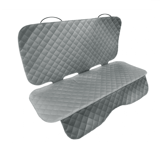 Protectie auto matlasata pentru bancheta din spate, universala, impermeabila, lavabila, gri  5079