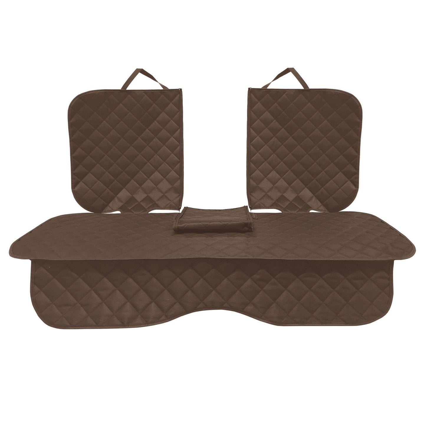 Set 3 protectii auto, matlasate,universale, maro, lavabile, impermeabile, protectie bancheta cu decupare cotiera,spatar scaun si protectie scaune fata, Metru Patrat (copiază) - MetruPatrat.ro
