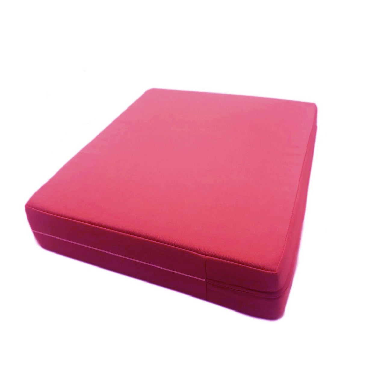 Husa cu fermoar pentru saltea din bumbac 100% natural, de culoare roz magenta