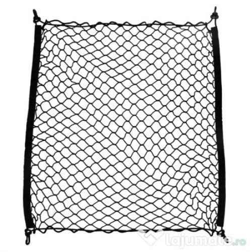 Plasa de sustinere pentru portbagaj , de culoare neagra , din material rezistent , cu dimensiunile 80 x 80 cm 79018