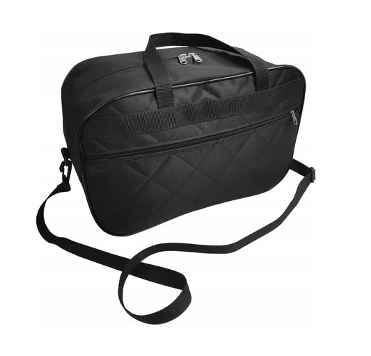 Geanta city break & sport, bagaj de mana avion Wizz Air, Ryanair, 40x20x25, matlasata, neagra, Metru Patrat 5087