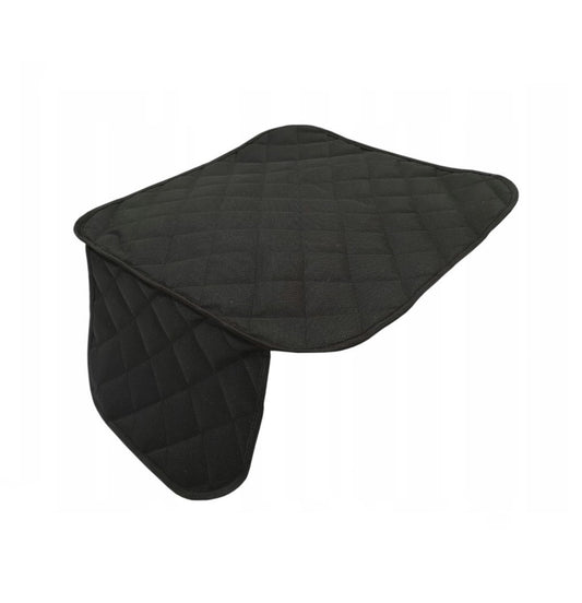 Protectie auto matlasata, pentru sezut scaun sau bancheta, lavabila, impermeabila, neagra