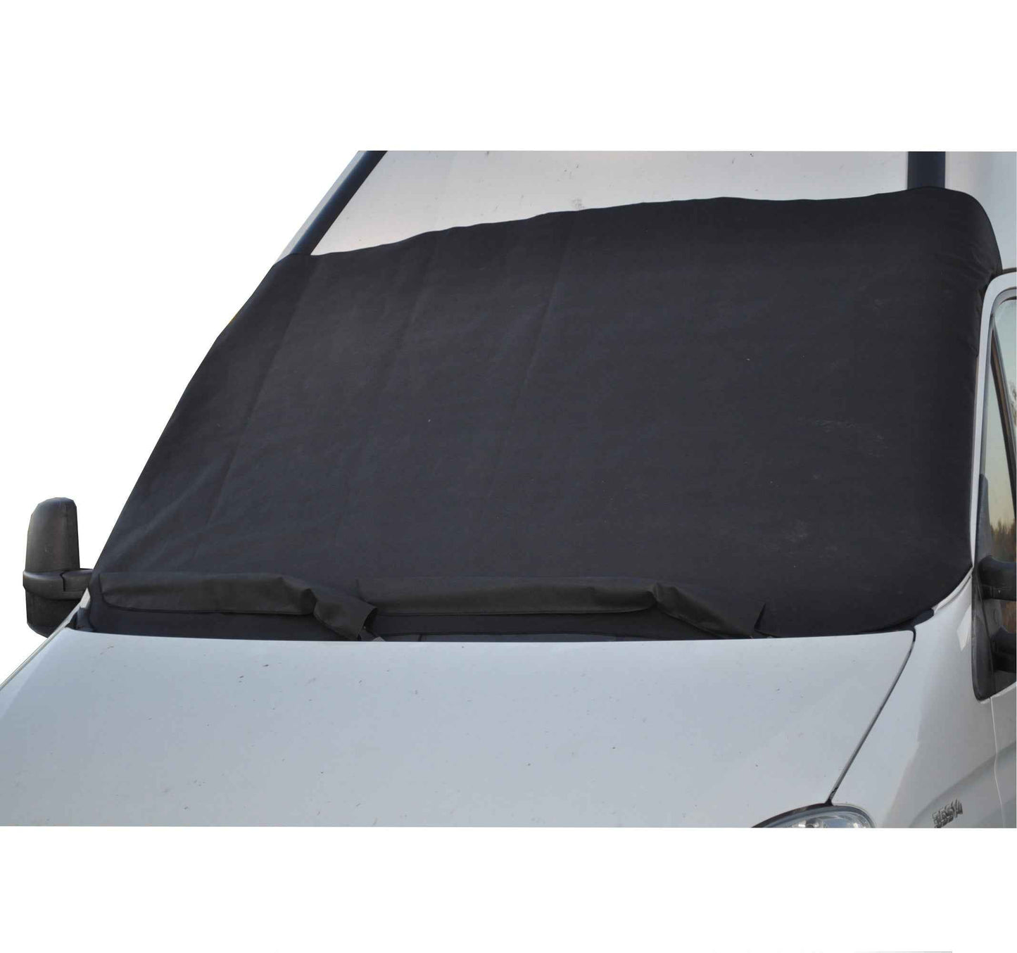 Set 3 protectii auto iarna, pentru auto tip utilitare, husa parbriz 245 x 108 cm, huse oglinzi laterale si huse stergatoare