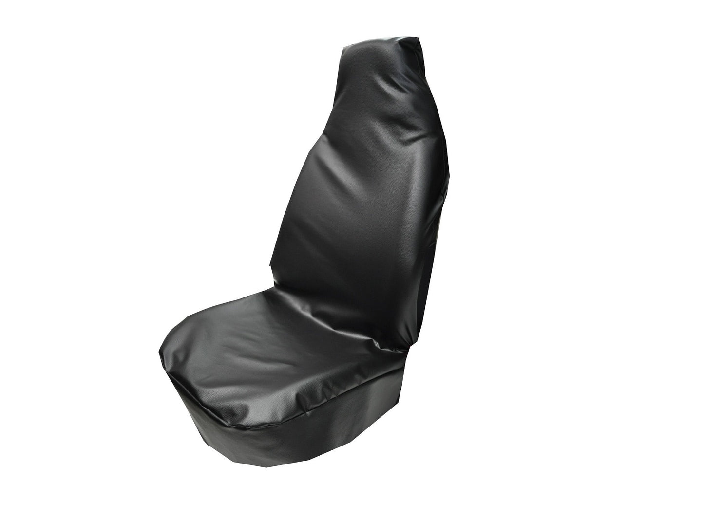 Husa protectie scaun auto din piele ecologica , pentru sofer sau pasager , marime universala , rezistenta la taieturi , impermeabila , ideala pentru service si mecanici  10031