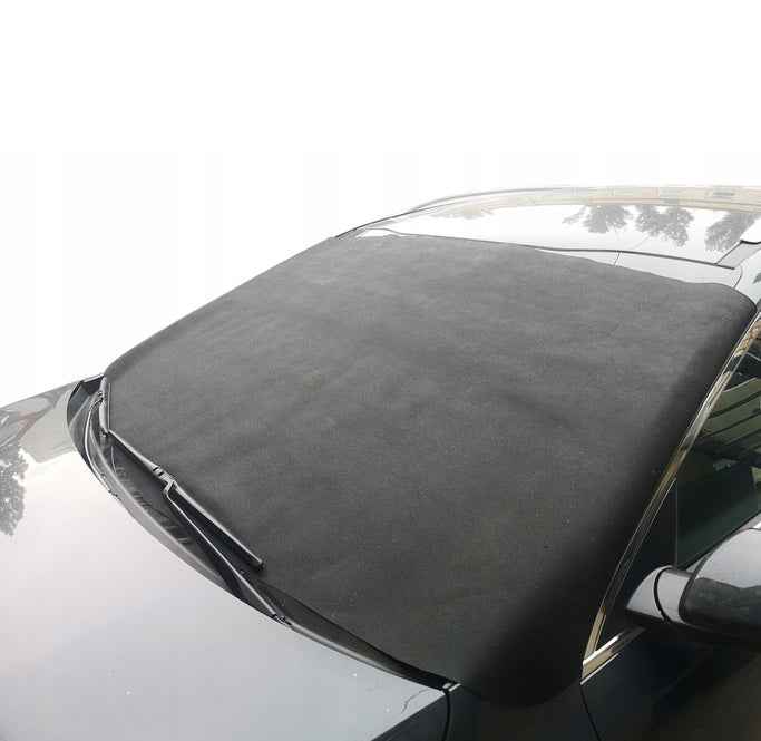 Set 2 protectii auto iarna, pentru autoturisme, universale, husa parbriz 188 x 79 cm si huse oglinzi laterale