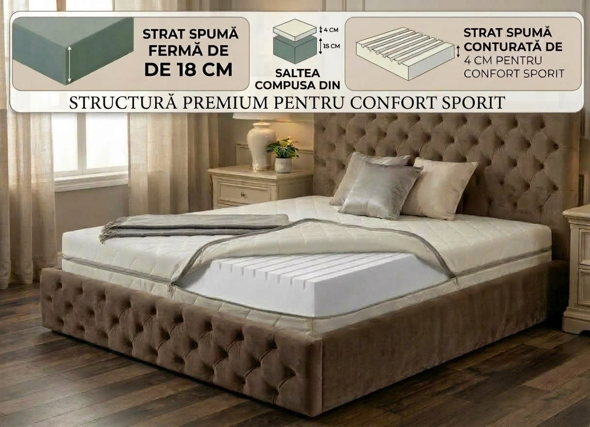 Saltea Ortopedica din Spuma - Ortopedic Dream 23 cm