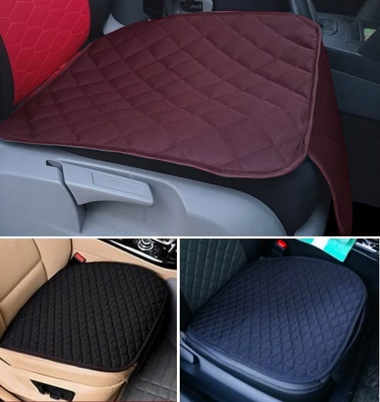 Set 2 protectii auto matlasate, pentru sezut scaun sau bancheta, universale, grena, Metru Patrat 2x 5102