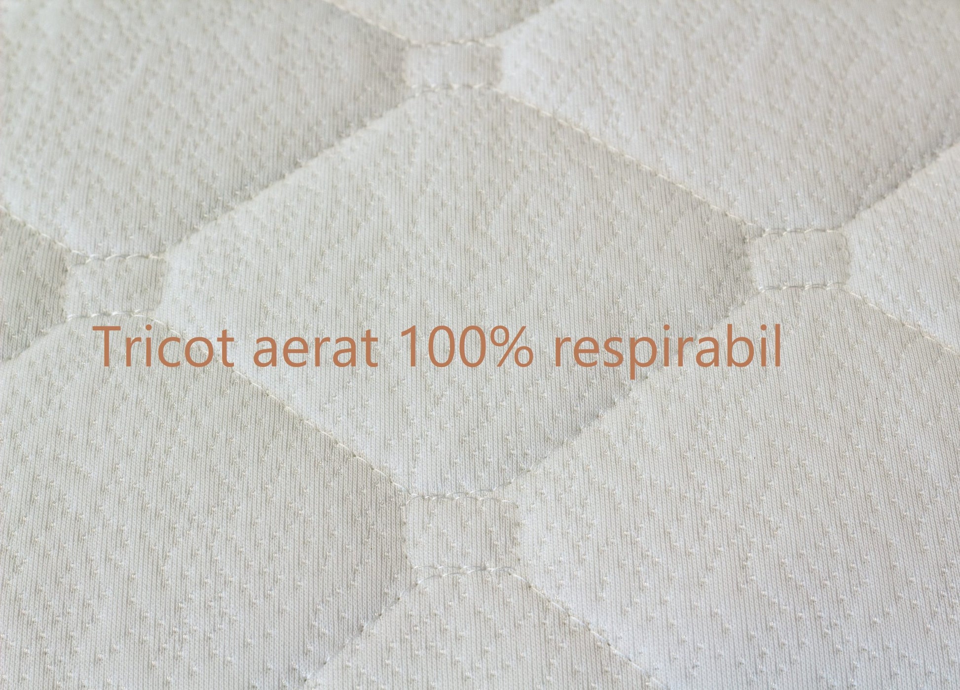 Husa cu fermoar pentru saltea, material alb matlasat certificat OEKO-TEX® STANDARD 100, Lavabila, Detasabila, Metru Patrat - MetruPatrat.ro