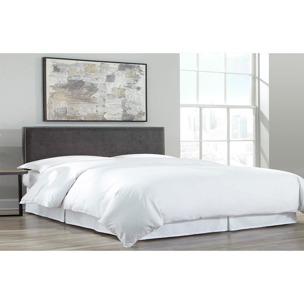 Lenjerie pat 1p bumbac percal alb - 4 piese