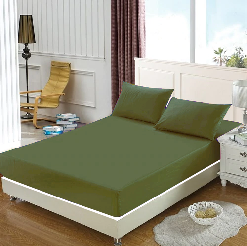 Fata de perna, bumbac natural 100% verde armi - 1 bucata