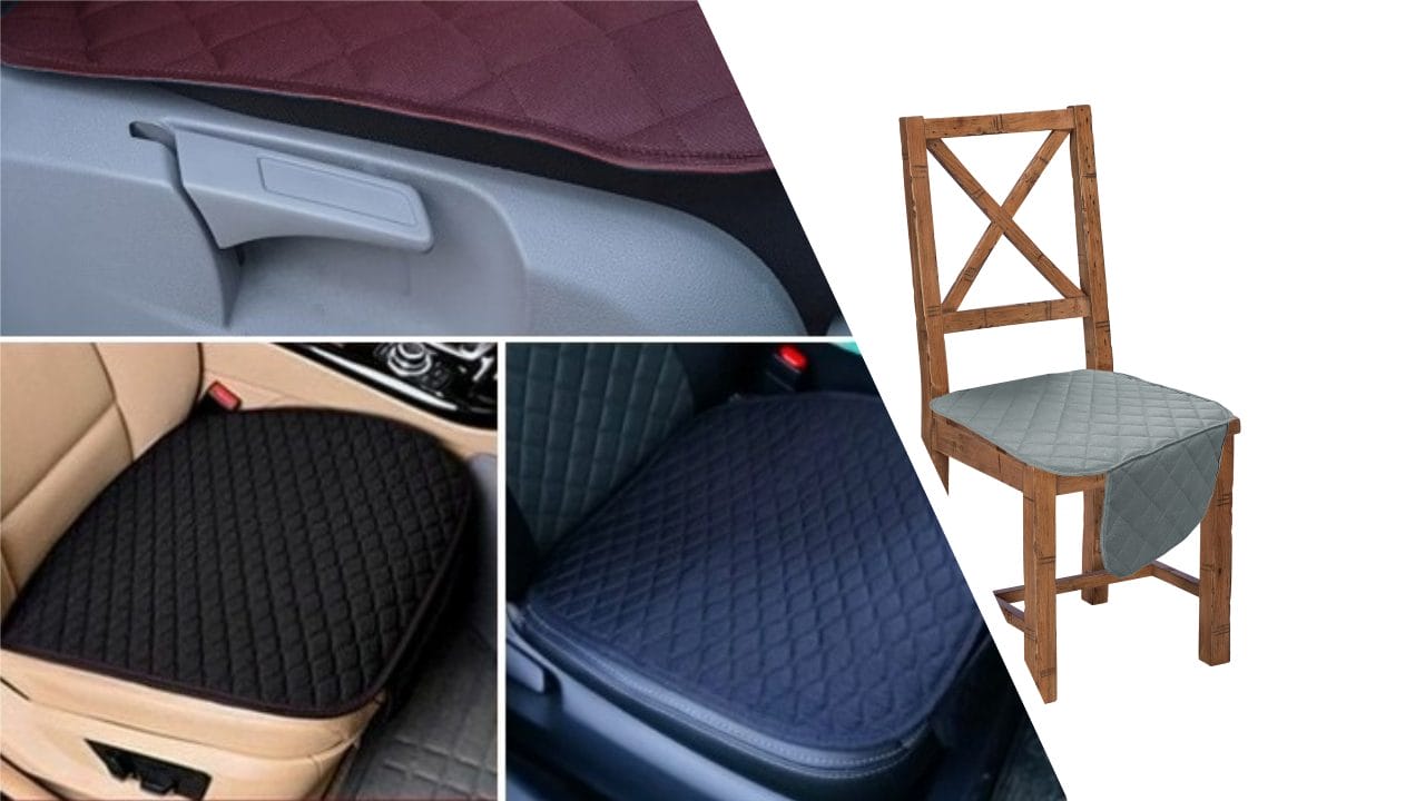 Set 3 protectii auto, matlasate,universale, gri, lavabile, impermeabile, protectie bancheta si 2 protectii sezut scaun , Metru Patrat