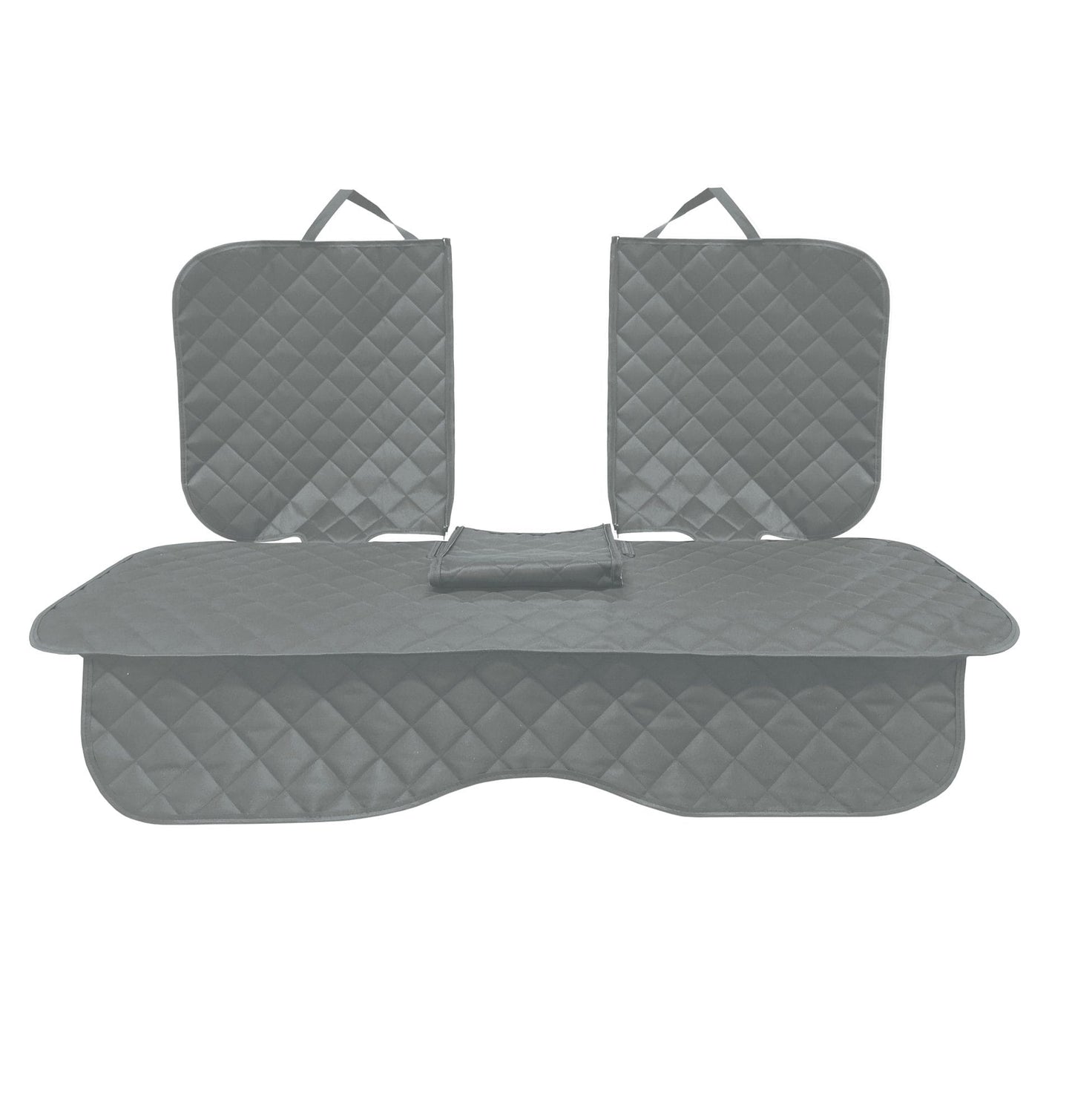 Set 3 protectii auto, matlasate,universale, gri, lavabile, impermeabile, decupare cotiera  ,scoica bebe si spatar scaun fata, Metru Patrat - MetruPatrat.ro