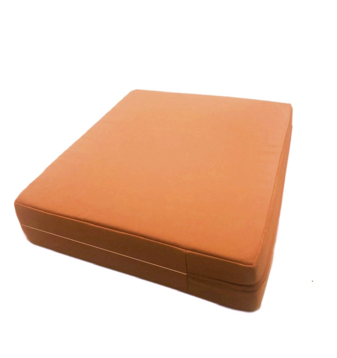 Husa cu fermoar pentru saltea din bumbac 100% natural, de culoare somon - MetruPatrat.ro