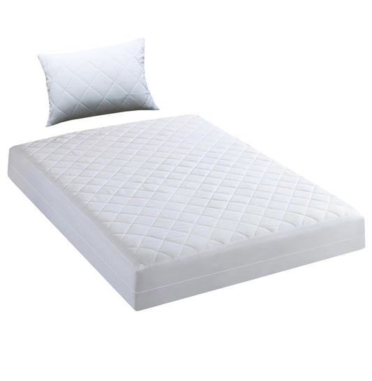 Set 2 piese impermeabile, compus din husa de protectie impermeabila cu fermoar + 1 husa impermeabila pentru perna