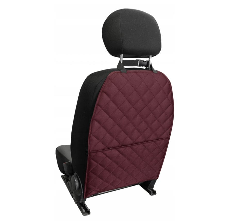 Set doua protectii auto matlasate, universale, pentru spatarul scaunului, cu buzunar organizator, grena, Metru Patrat 2x 5075 - MetruPatrat.ro