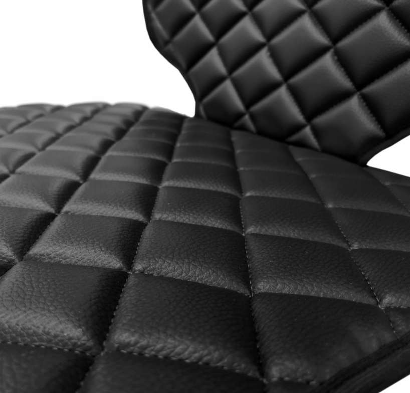 Set 2 protectii auto, scoica bebe, pentru scaune fata sau bancheta spate, matlasate din piele ecologica, lavabile, model universal, negre