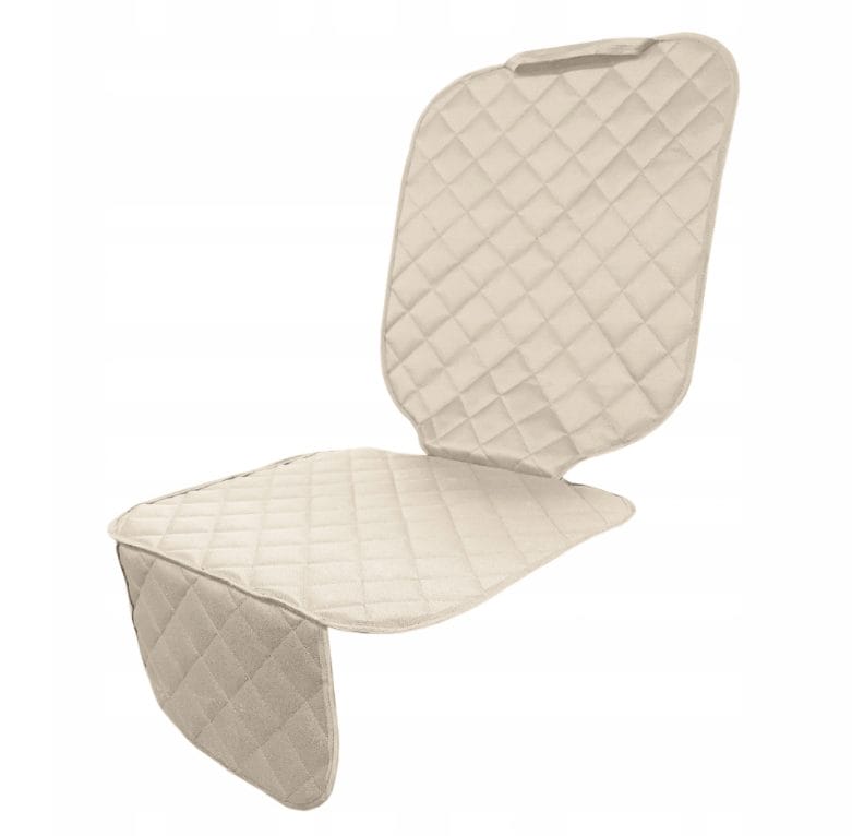 Set 3 protectii auto, matlasate,universale, crem, lavabile, impermeabile, protectie bancheta cu decupare cotiera,spatar scaun si protectie scaune fata, Metru Patrat