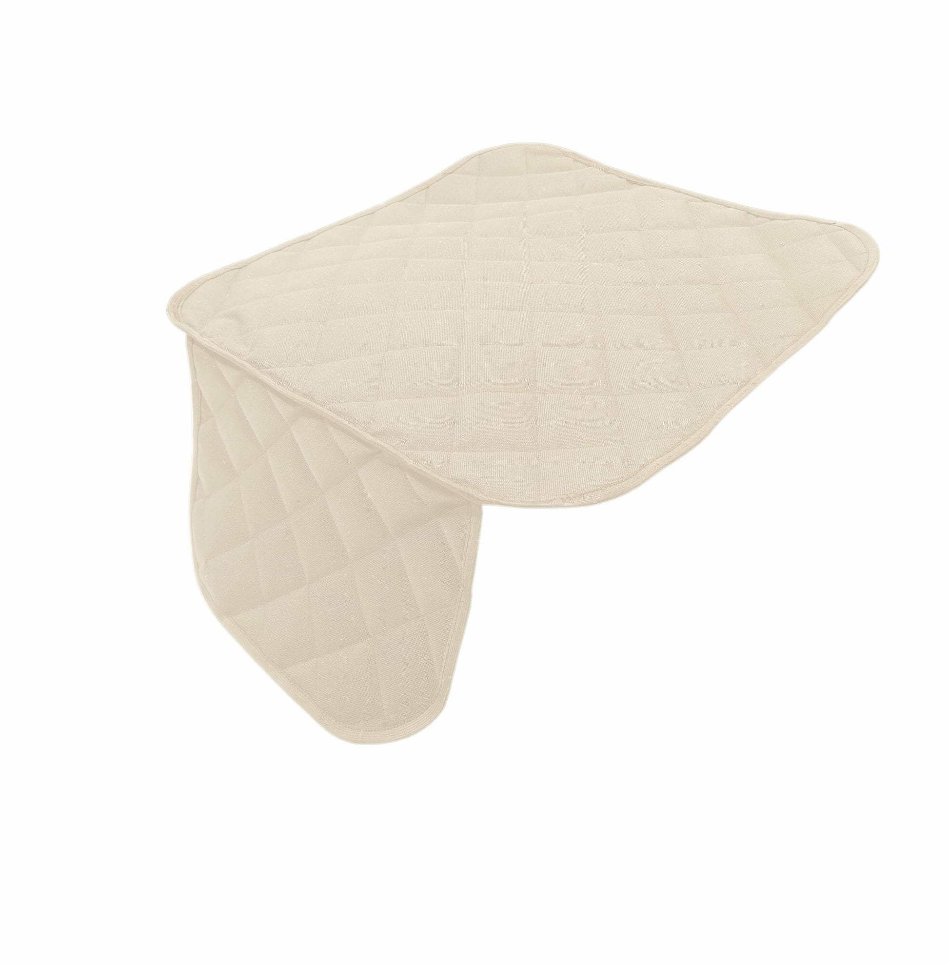 Set 2 protectii auto matlasate, pentru sezut scaun sau bancheta, universale, crem, Metru Patrat - MetruPatrat.ro