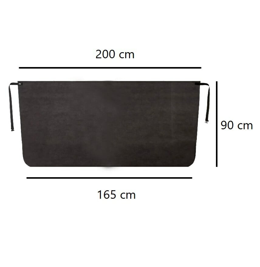 Set 3 protectii auto iarna, pentru autoturisme, universale, husa parbriz 200 x 90 cm, huse oglinzi laterale si huse stergatoare