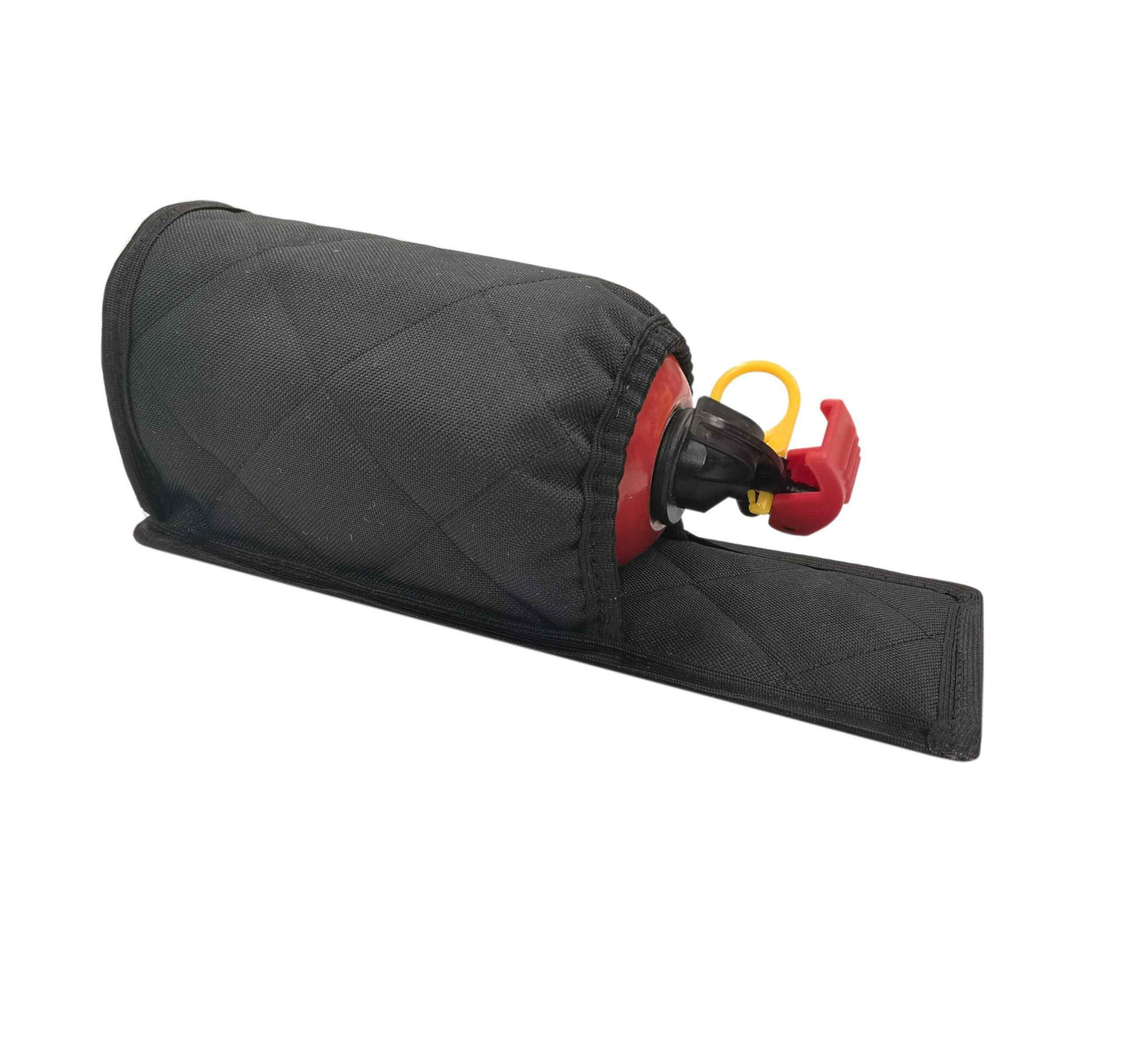 Husa pentru stingator auto matlasata, cu banda velcro pentru fixare usoara, universala