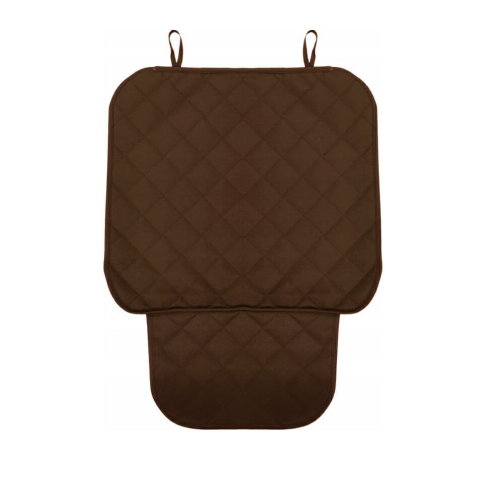 Set 2 protectii auto matlasate, universale, lavabile, maro, protectie sezut scaun sau bancheta si protectie spatar scaun, Metru Patrat - MetruPatrat.ro