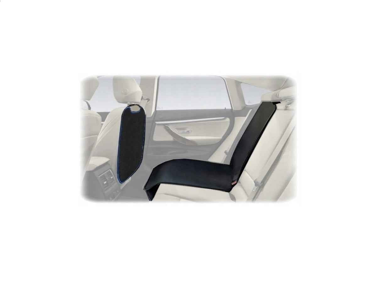 Set 2 protectii scaune auto - protectie spatar scaun fata si protectie bancheta spate scaun, scoica bebe 10070 + 20201