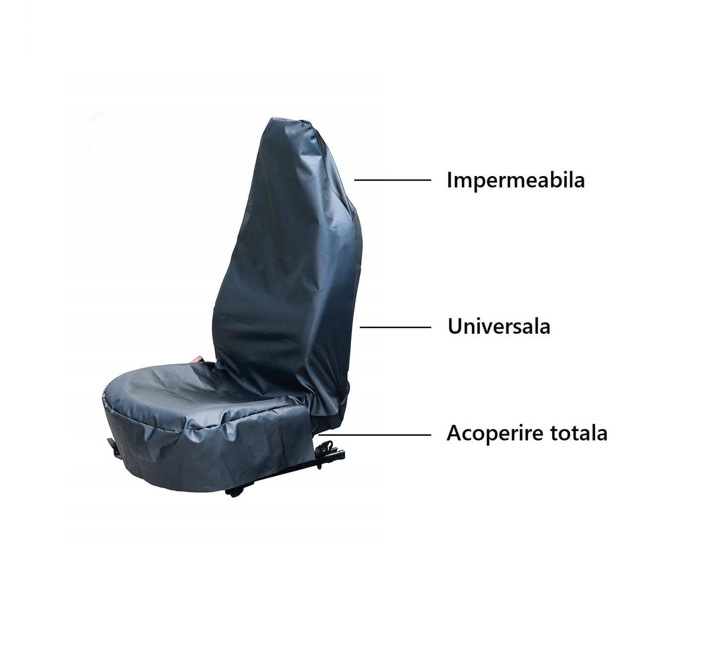 Husa protectie auto din nailon pentru mecanici si service auto , universala , impermeabila la apa si ulei , pentru scaunele din fata 10034