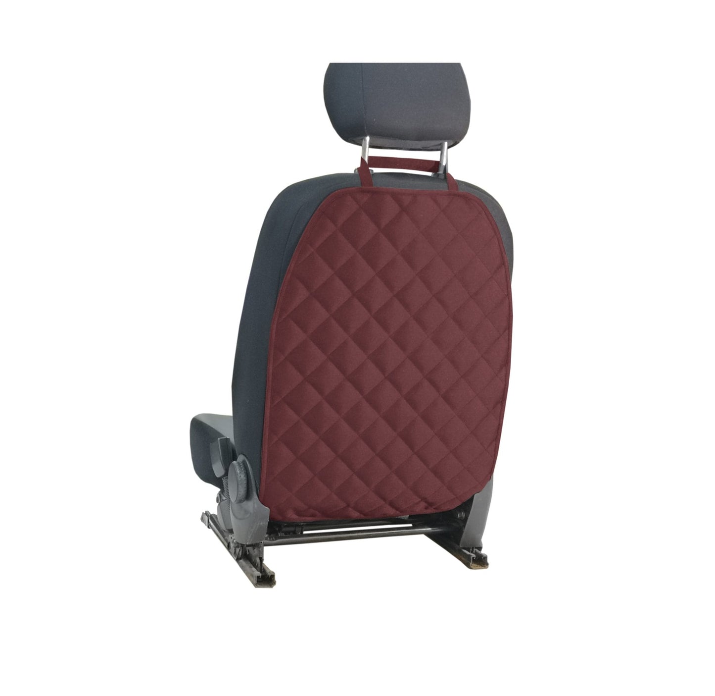 Set 2 protectii auto matlasate, pentru spatarul scaunului din fata, universale, lavabile, impermeabile, grena, Metru Patrat - MetruPatrat.ro