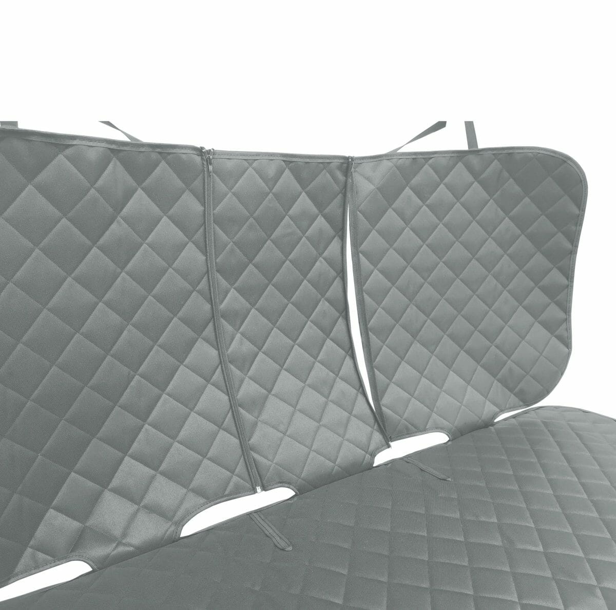 Protectie auto matlasata universala, pentru bacheta din spate, cu decupare cotiera, gri, impermeabila, lavabila, Metru Patrat 5067 - MetruPatrat.ro