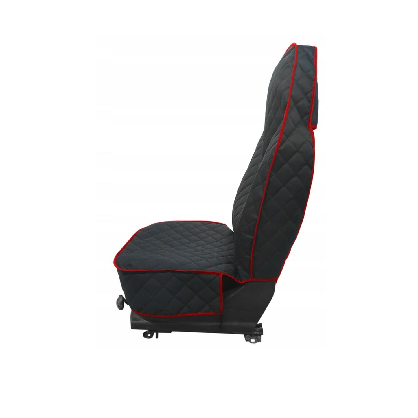 Husa de protectie matlasata, auto, pentru transport animale sau service, neagru - rosu, impermeabila, matlasata, labavila, Metru Patrat - MetruPatrat.ro